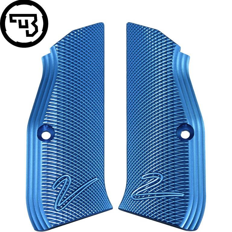 CZ TS 2, CZ Shadow 2, CZ 75B & SP-01 alu CZ greepplaten