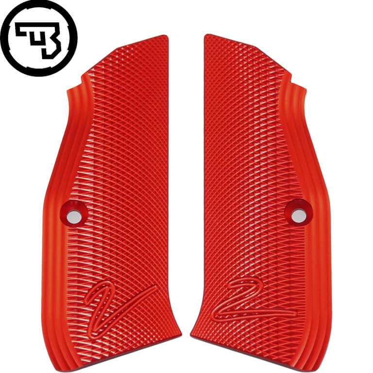 CZ TS 2, CZ Shadow 2, CZ 75B & SP-01 alu CZ greepplaten