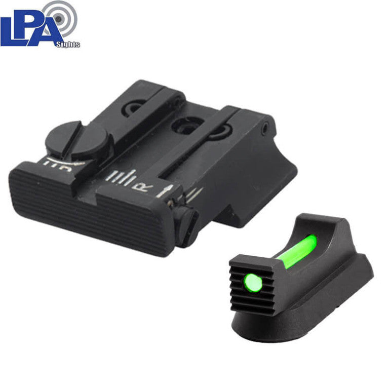 CZ 75B, CZ P-01, CZ 75 SP-01 adjustable sight set with fiber optics | LPA