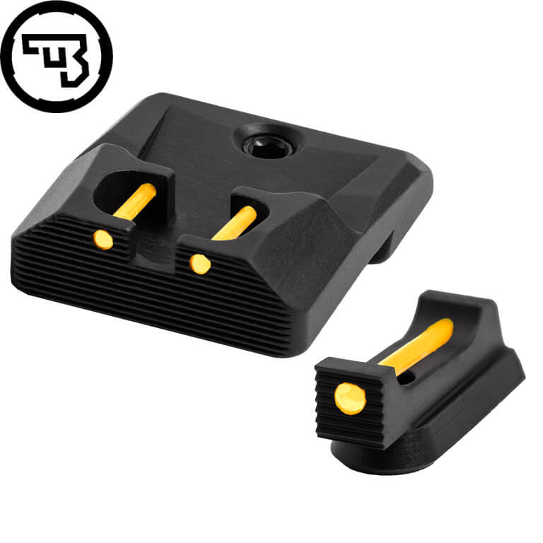 CZ P-10 fixed sight set with fiber optics | type B