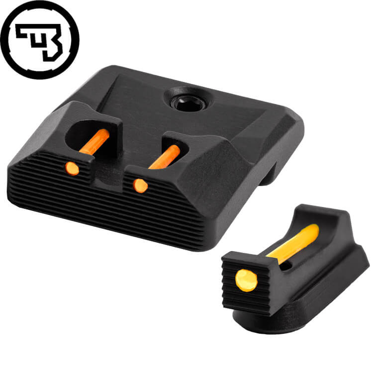 CZ P-10 fixed sight set with fiber optics | type B