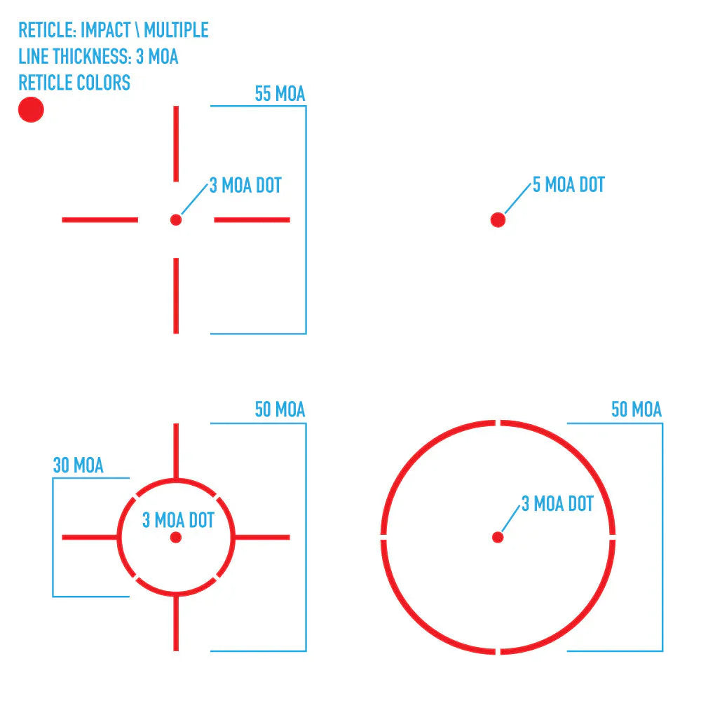 Firefield Impact Reflex red dot vizier