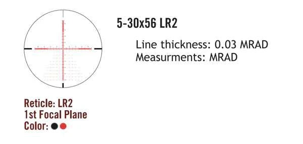 Sightmark Presidio 5-30x56 LR2 FFP richtkijker