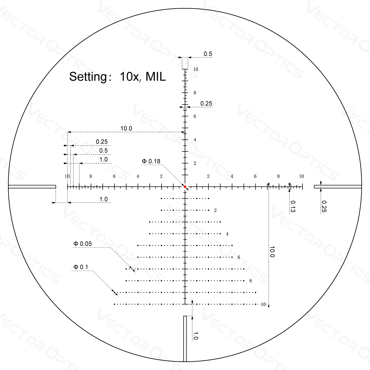Vector Optics Veyron 4-16x44IR SFP compact riflescope Vector Optics
