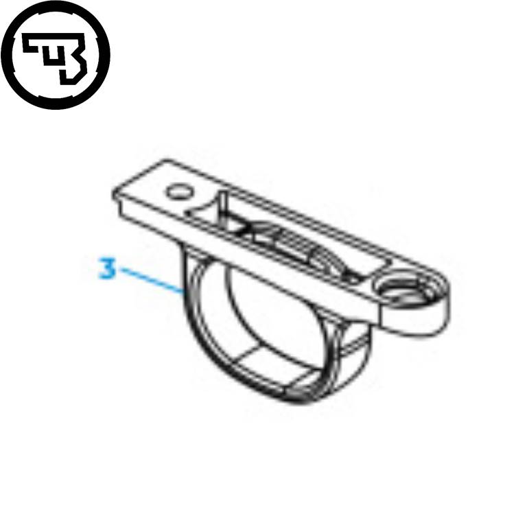 CZ 600 trekkerbeugel | onderdeel #3