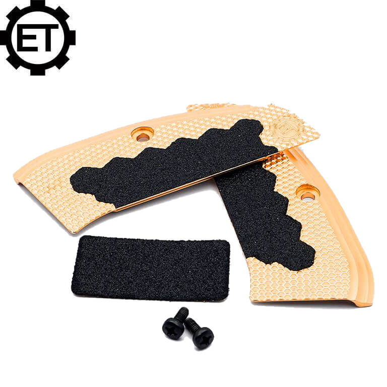 CZ 75B & SP-01, CZ TS 2, CZ Shadow 2 messing ET greepplaten