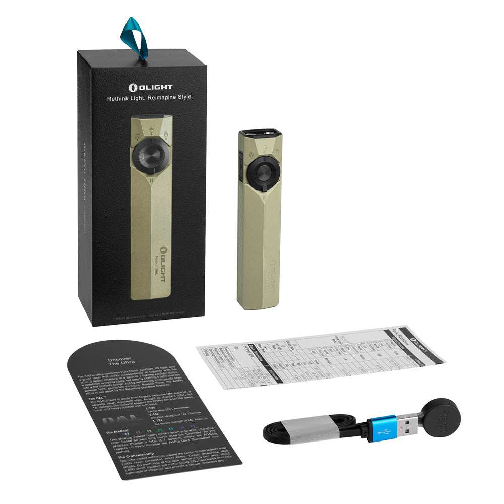 Olight ArkPro Ultra | platte 4-in-1 EDC zaklamp | 1.700 lm
