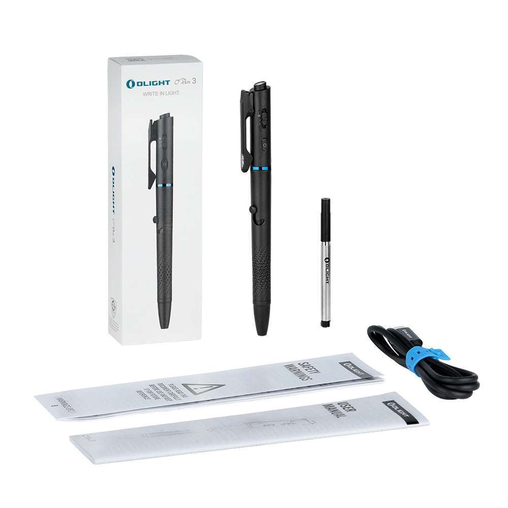 Olight O'Pen 3 | multifunctionele penlight | 120 lm + groene laser