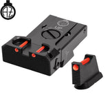 CZ 75B, CZ P-01, CZ 75 SP-01 verstelbare richtmiddelen | glasvezel B 