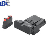 CZ 75B, CZ P-01, CZ 75 SP-01 volledig verstelbare richtmiddelen set met fiber optics LPA | type A