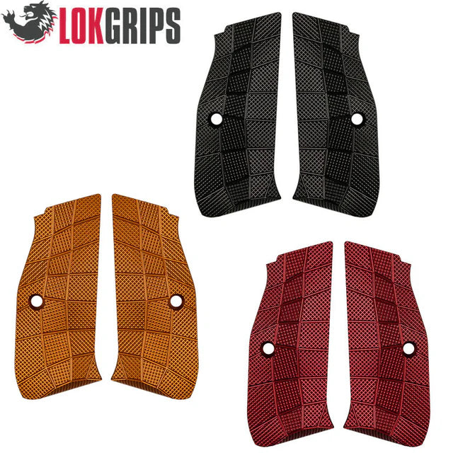 CZ 75 P-01, CZ 75 Compact alu greepplaten | Gridlok