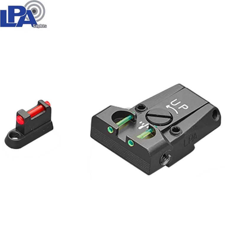 CZ P-07, CZ P-09 verstelbare richtmiddelen set met fiber optics | type C