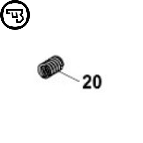 CZ P-10, CZ P-07 & P-09 uitwerperveer | onderdeel #20