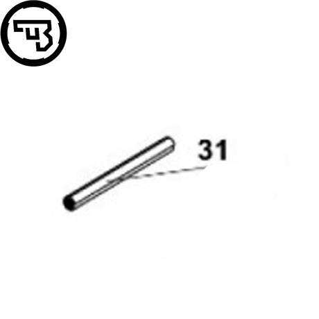 CZ P-10 inzetstuk keep spiraalpen | onderdeel #31