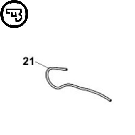 CZ P-10 sledevang veer | onderdeel #21