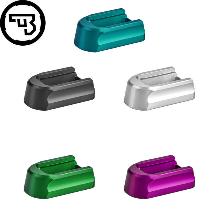 CZ Shadow 2, CZ 75B, CZ P-01, CZ 75 SP-01 alu CZ magazijnbodemplaat | +2rnd