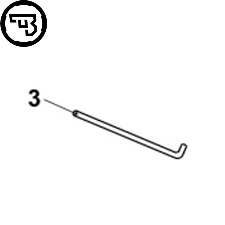 CZ Shadow 2, CZ 75B, CZ 75 SP-01 Shadow sledevang veer | onderdeel #3