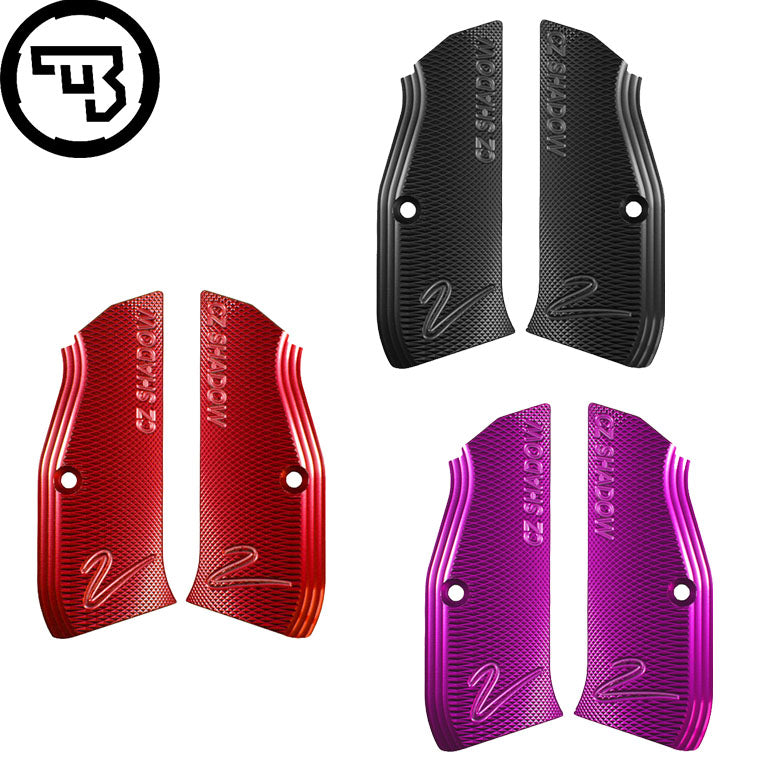 CZ Shadow 2, CZ TS 2, CZ 75B & SP-01 alu CZ greepplaten