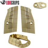 CZ Shadow 2 messing Gridlok greepplaten set | magwell, greepplaten & knop