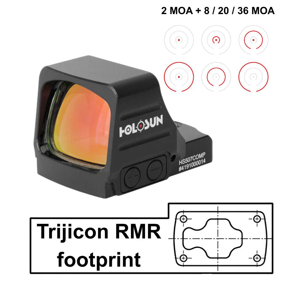 Holosun 507 Comp red dot vizier