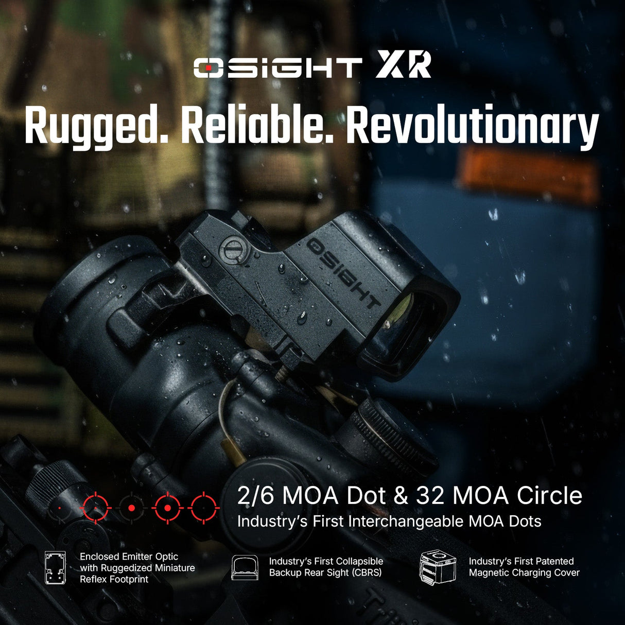 Osight XR Enclosed [rood] 