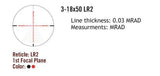 Sightmark Presidio 3-18x50 LR2 FFP richtkijker