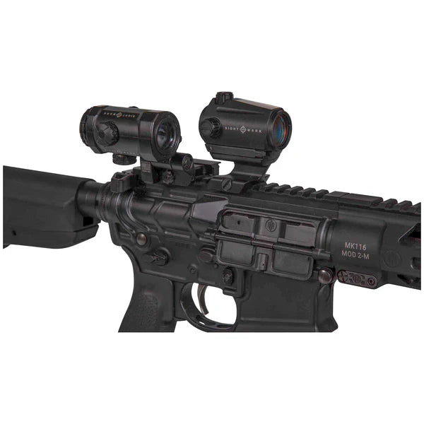 Sightmark XTM-3 3xMagnifier met LQD flip-to-side red dot montage 