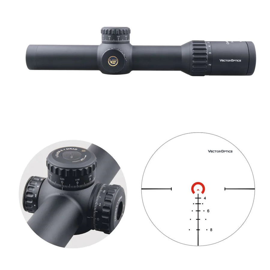 Vector Optics Continental x6 1-6x28FFP richtkijker