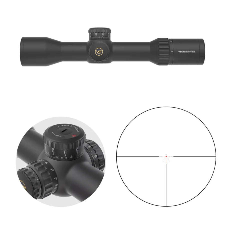 Vector Optics Continental x6 2-12x44 CTR MPVO richtkijker