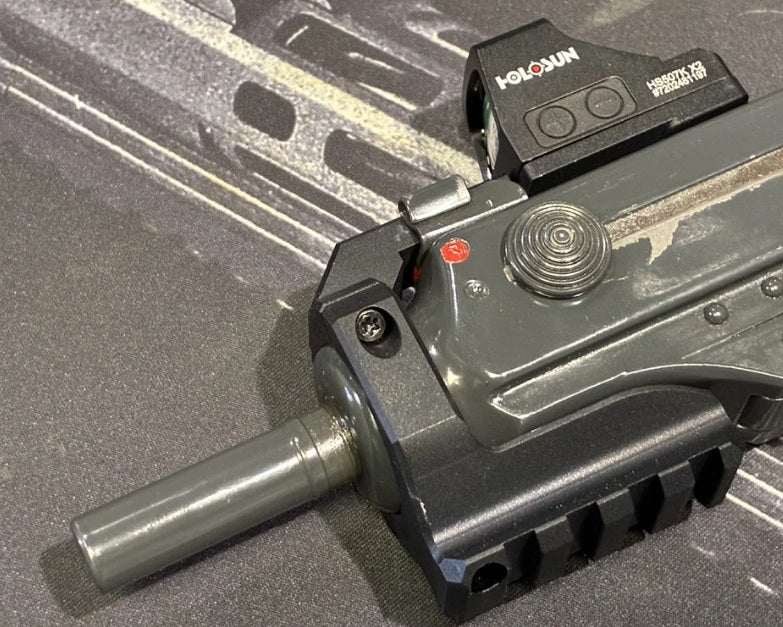 Vz 61 Skorpion red dot montage with Picatinny / M-Lok | Holosun K-series footprint