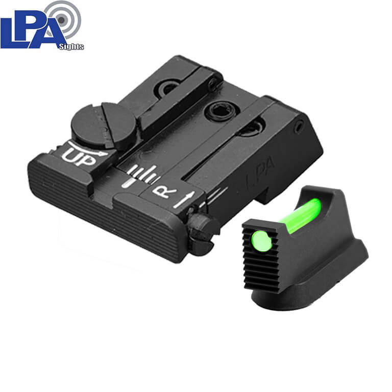 CZ Kadet adjustable LPA sight set with fiber optics