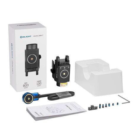 Olight Baldr S | pistoollamp met laser | 800 lm