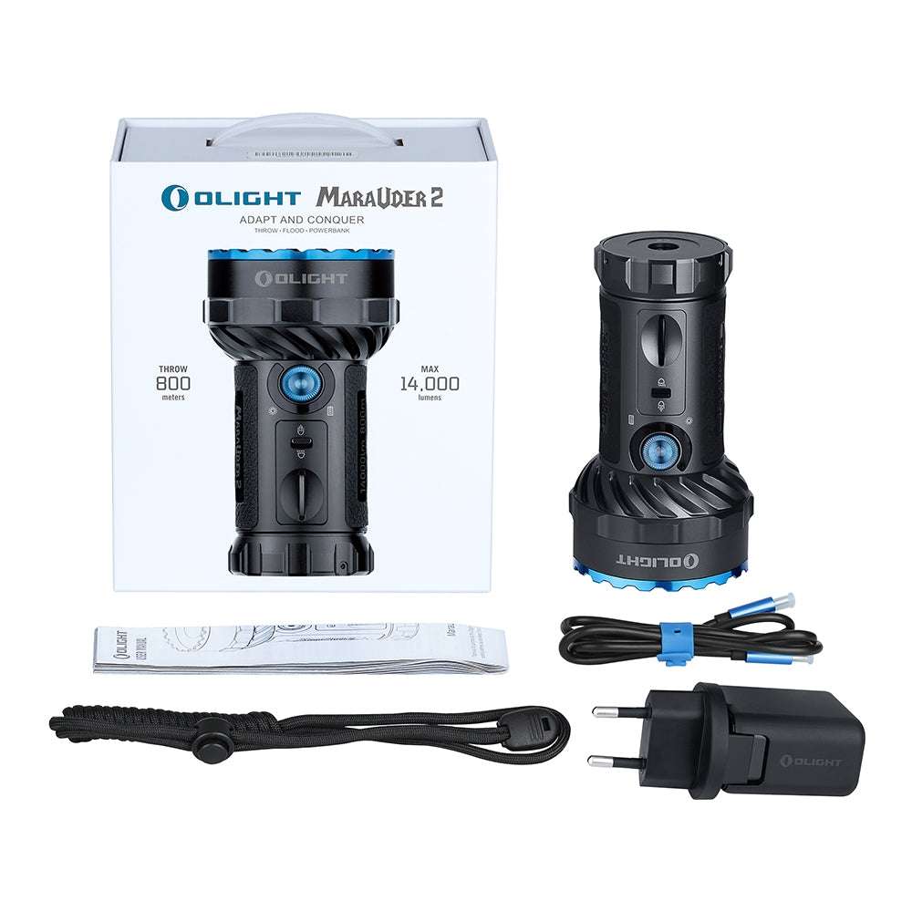 Olight Marauder 2 | ultra krachtige oplaadbare zaklamp | 14.000 lm