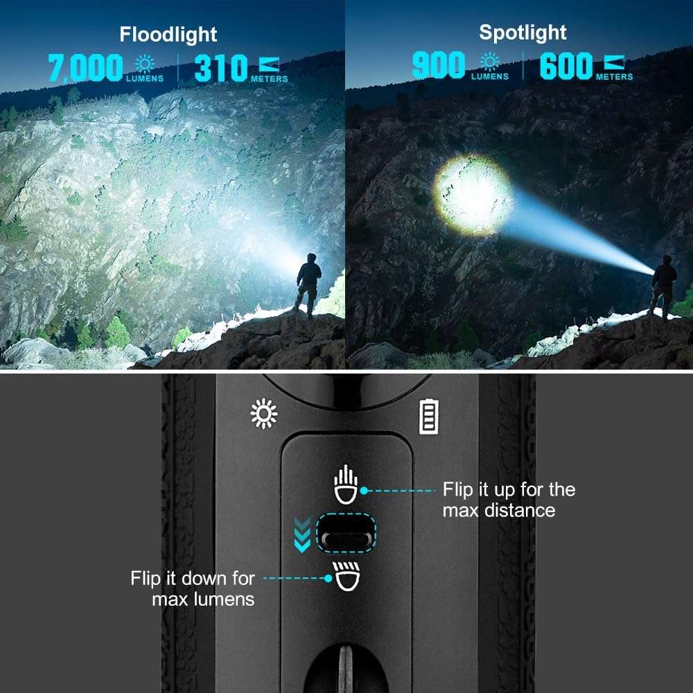 Olight Marauder Mini | oplaadbare zaklamp met meerdere kleuren | 7.000 lm