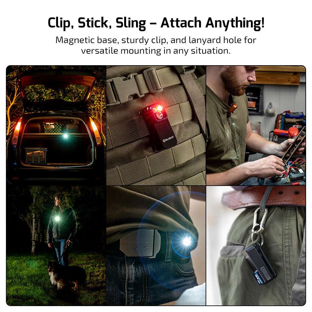 Olight Oclip Pro | multifunctionele clip zaklamp | 500 lm