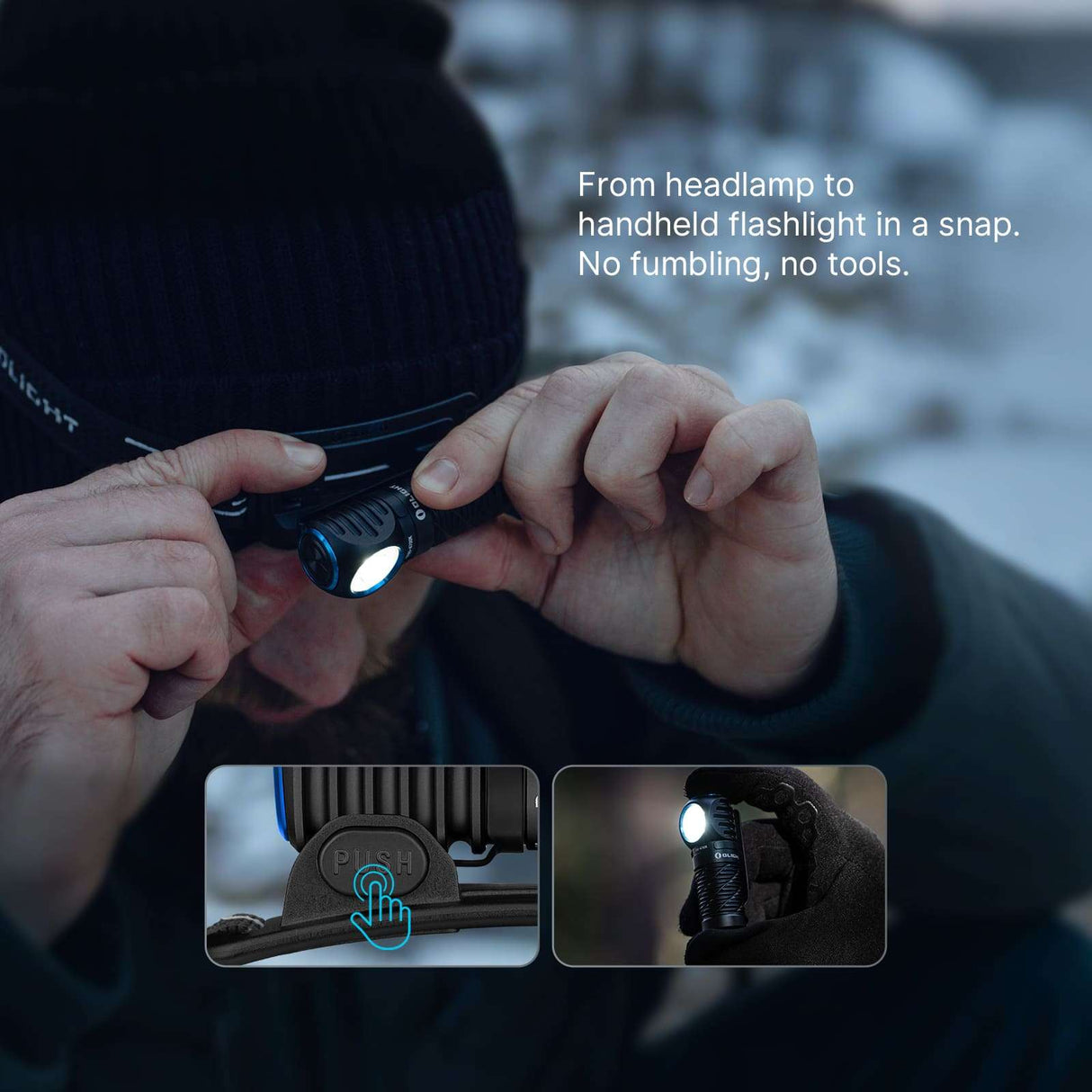 Olight Perun 3 Mini | oplaadbare hoofdlamp | 1.250 lm