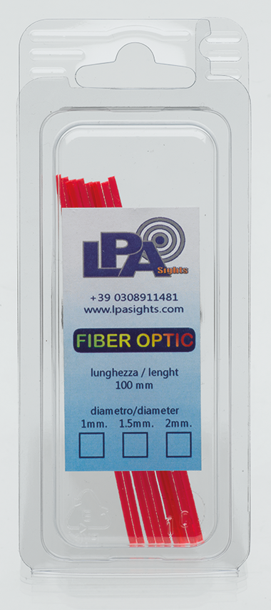 Reserve fiberoptische staaf | 2.0 mm [rood]